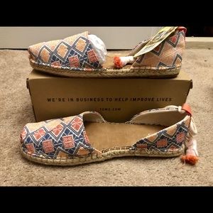 SIZE 12 COLORFUL TOMS ESPADRILLE